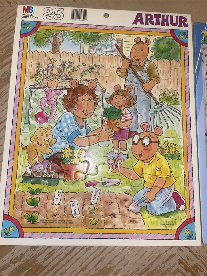 Y2K Vtg Jim Henson Muppets Kermit 2003 & Arthur Milton Bradley 1996 Puzzles. - Image 2 of 4