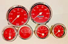 Smiths Gauge Kit- Elec Temp Oil Fuel Amp Gaugespeedometer Tacho 100 Mm