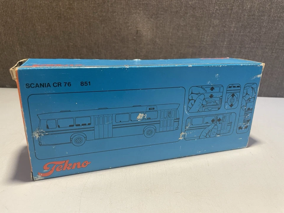 Autobús Tekno escala 1/50 #851 Scania CR 76 - amarillo/blanco - en caja Foto 4 de 4