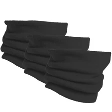 3 Pack Windproof Fleece Neck Gaiter Warmer Face Mask for Winter Outdoor Sport...