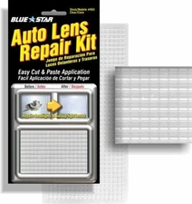 Blue Star - DIY Grid Pattern, Textured Auto Lens Repair Kit (Clear) #663