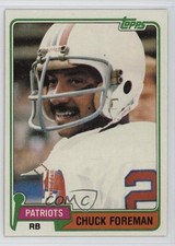 1981 Topps Chuck Foreman #119 k0y