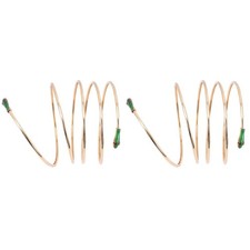  2 Pack Schlangen Armreif Manschette Armbänder Manschettenarmbänder