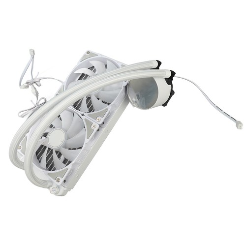 CPU Cooler Fan High Performance Silent RGB Liquid CPU Dual Water Cooling Fan FY - Afbeelding 4 van 23
