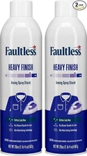Faultless Heavy Spray Starch, 20 oz Cans (Pack of 2) – Smooth Iron Glide