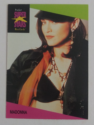 1991 Pro Set Super Stars MusiCards Madonna #69