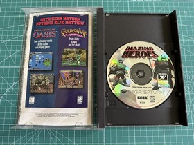 Blazing Heroes Sega Saturn Game Complete In Box 1996 Authentic Working