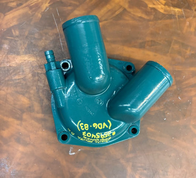 VOLVO PENTA D6 370 D MARINE END COVER #35954-07/22369744 PLASTIC 2 CONNECTIONS..
