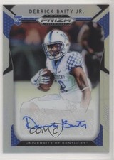 2019 Panini Prizm Draft Picks Silver Derrick Baity Jr #229 Auto fm0