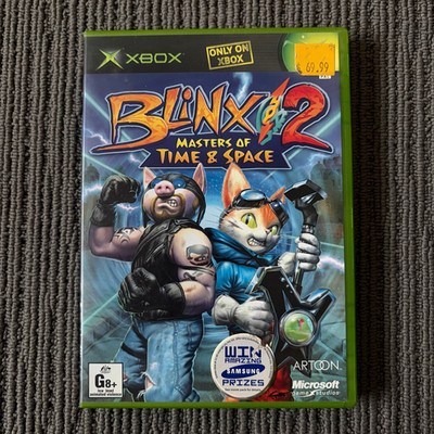 Blinx 2: Masters of Time & Space (Microsoft Xbox, 2004 PAL) - No Manual