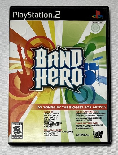 Band Hero (PlayStation 2 PS2) CIB COMPLETE & TESTED
