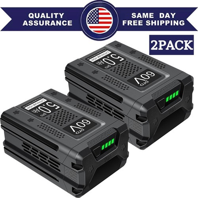 #ad 2X 60V 5.0Ah For GreenWorks Pro 60 Volt Max Lithium Ion Battery LB604 LB60A02 US $218.99