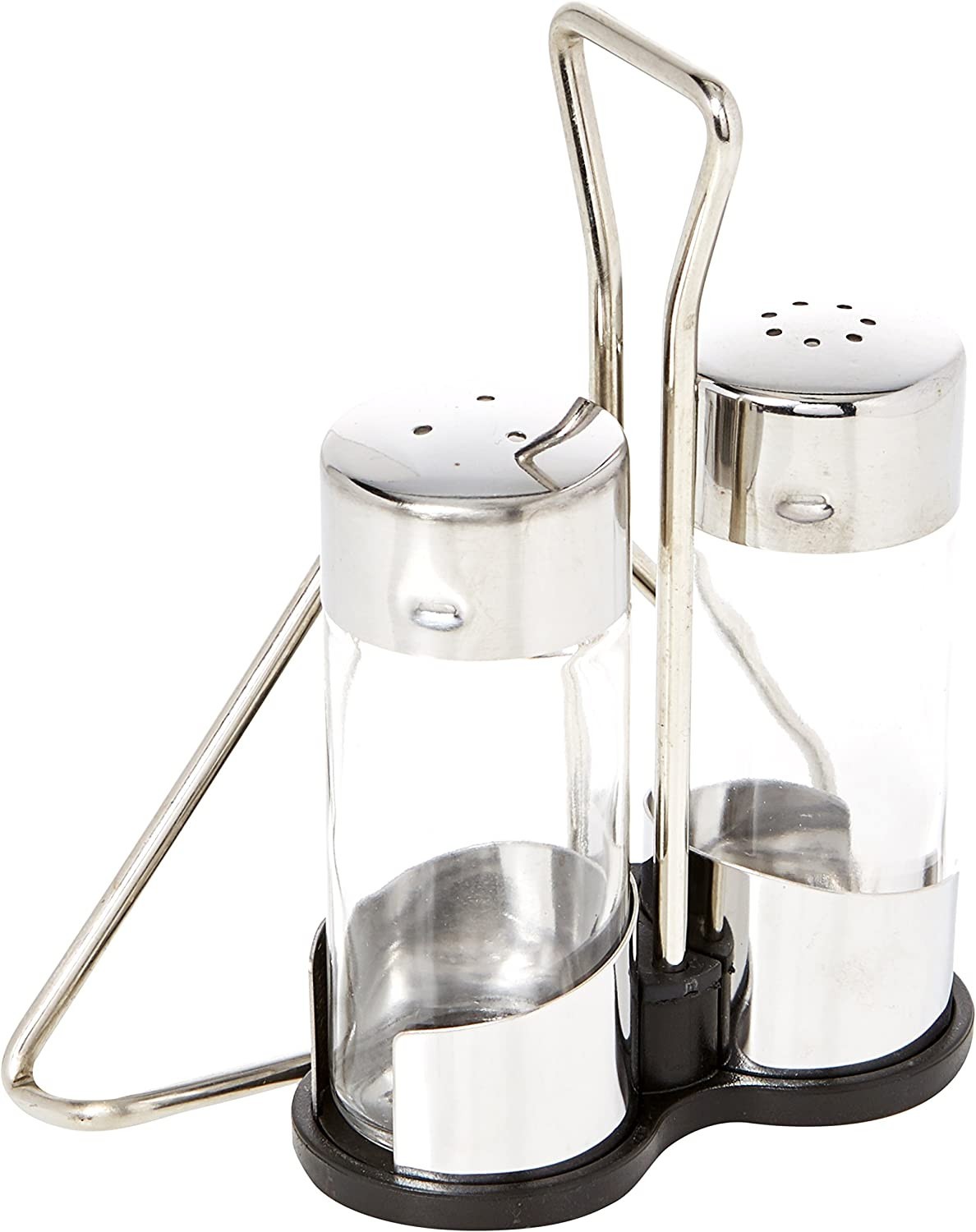 Tescoma, club set portatovaglioli sale e pepe, in acciaio inox