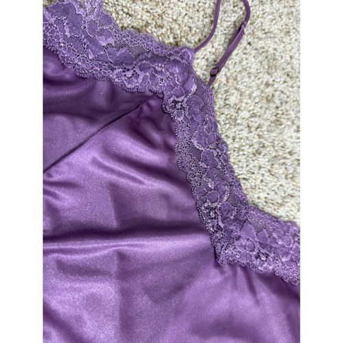 Camicia donna Worthington viola con orlo in pizzo XL senza maniche sexy - Foto 5 di 10