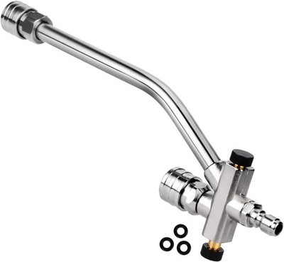 #ad Pressure Washer Extension Wand 1 4 Inch Quick Connectors 27cm Silver $20.30