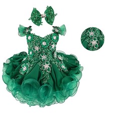 Jenniferwu G588 Infant Toddler Baby Newborn Little Girl's Pageant Party Dress