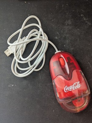 RARE USB Coca-Cola Maus - Aqua - Vintage NEU OHNE BOX