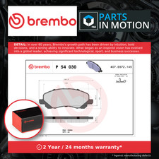 Brake Pads Set fits LANCIA FLAVIA JS 2.4 Front 12 to 14 EDG Brembo Quality New