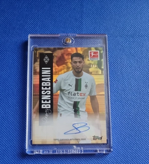 Topps Bundesliga Stars of the Season 2022-23 - Ramy Bensebaini Auto Lot 1/1