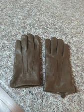 Brown Sheepskin Leather Dress Gloves
