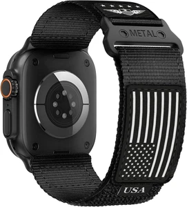 Rugged Nylon for Apple Watch Ultra 2/ Ultra 3 Band Series 11/10/9/8/7/6/5/4/3/SE