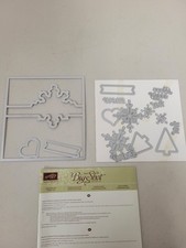 Sizzix Big Shot Stampin Up Snowflake Card Thinlits Die 135855