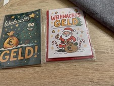 Weihnachts Geld,etz. Geschenk Karten,Je St&uuml;ck 6&euro;