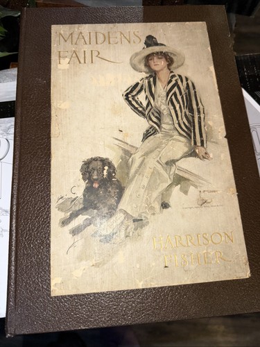 Harrison Fisher MAIDENS FAIR 1912 HC Book EXCELLENT CONDITION - Picture 2 of 10