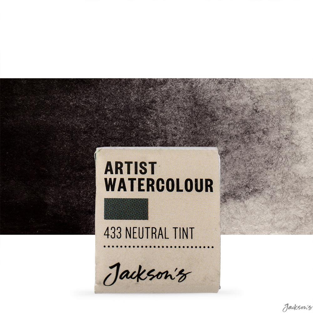 Jackson's : Artist Watercolour Paint : Half Pan : Neutral Tint : Highly Pigme...