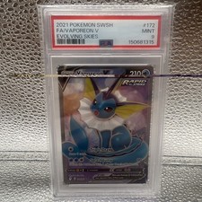 Vaporeon V (Full Art) 172/203 SWSH07: Evolving Skies Holo on eBay