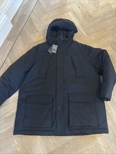 Marks and Spencer Men’s Shower Resistant Stormwear Hooded Coat Size 3XL