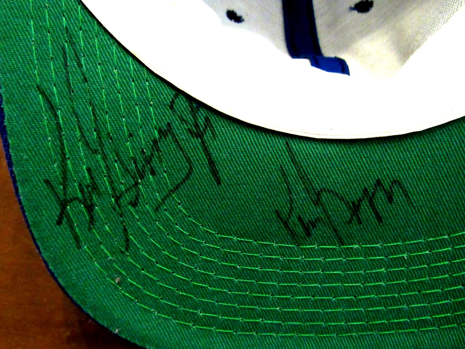KEN GRIFFEY JR KEN GRIFFEY MARINERS HOF FIRMADO AUTOMÁTICO DE COLECCIÓN SS PRO GORRA DE LANA SOMBRERO JSA Foto 3 de 4
