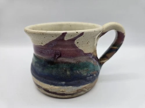 Klickitat Art Pottery 12oz Mug Handmade Glazed High Fired Stoneware Colorful