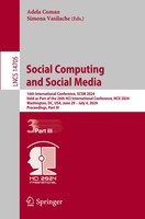 Adela Coman (U. A.) | Social Computing And Social Media | Taschenbuch | Englisch