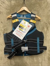 Men's Adult Neoprene PFD Life Jacket and Vest Dual Size L/XL Blue