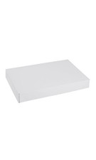 SSWBasics White Apparel Boxes - 15 in x 9 1/2 in x 2 in - Case of 100