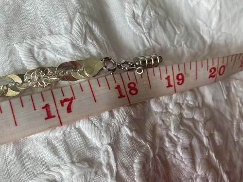 Collana Milor Argento 925 Italia 18,5 Pollici - Foto 22 di 23