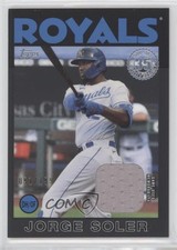 2021 Topps 1986 Topps Baseball Relics Black 91/199 Jorge Soler #86R-JS 06t7