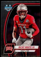 2024 Bowman University Chrome Ricky White III 153 UNLV Rebels