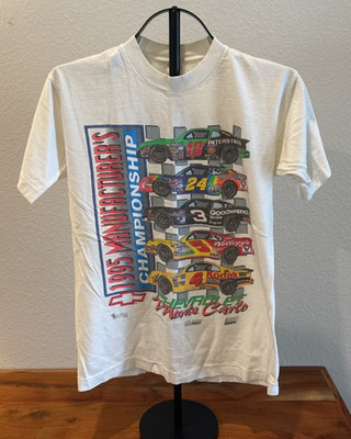Vintage NASCAR T Shirt - Size M, Jeff Gordon, Dale Earnhart, Sterling Marlin...