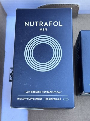 Lot of TwoNUTRAFOL Men Hair Growth Nutraceutical 120 Capsules And DHT Inhibitor