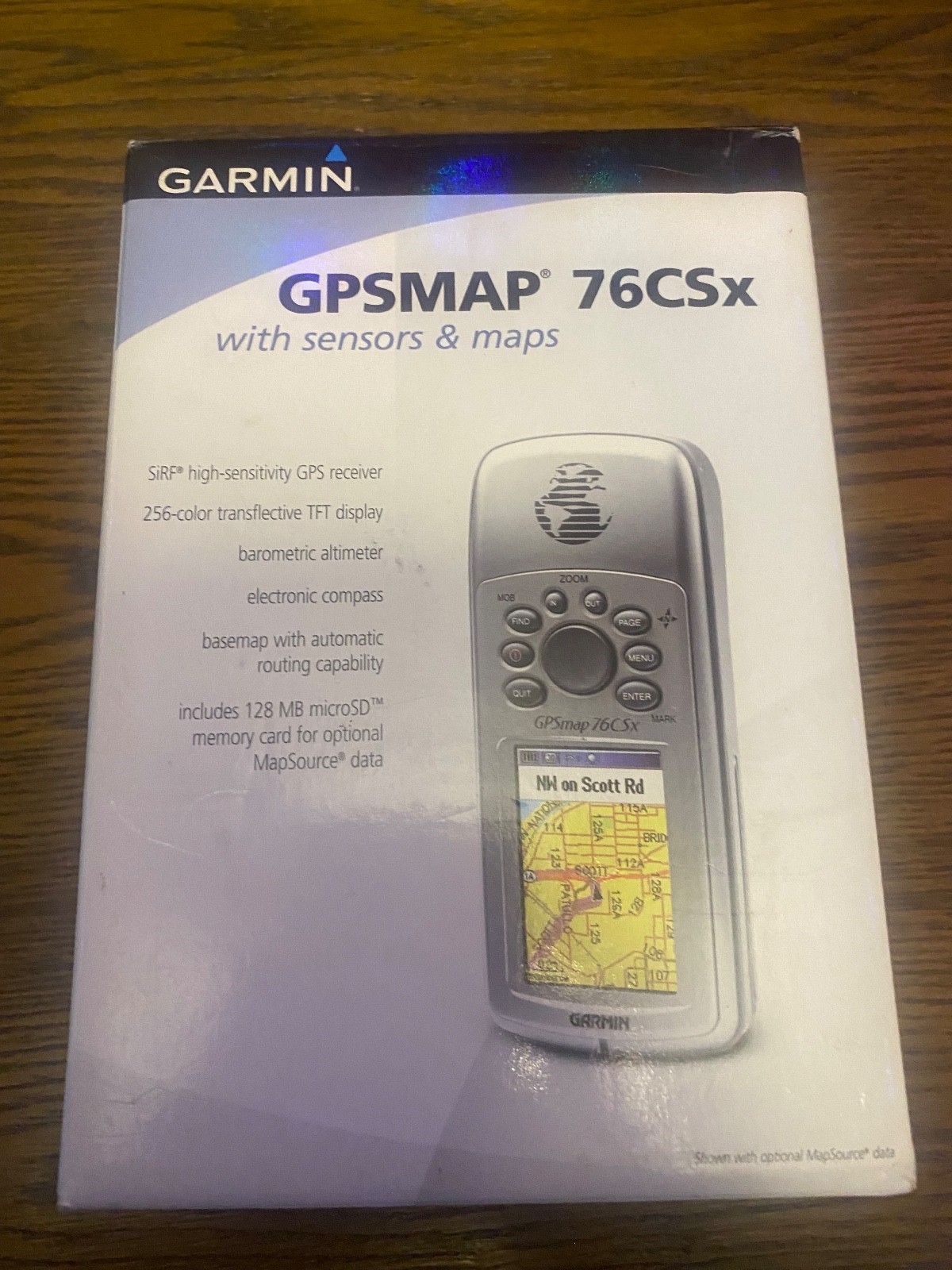 NOB Garmin GPSMAP 76CSx Handheld Bundle Free Shipping
