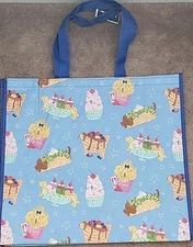 New Marshalls - Cute Dogs As Yummy Foods - Large Reusable Shopping Tote Eco Bag