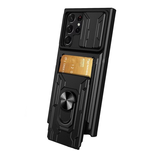 Fit For Samsung S22 Ultra Plus A53 A33 A72 Armor Hybrid Ring Case Cover - Zdjęcie 4 z 6