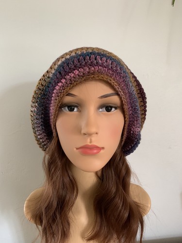 Handmade Crochet Slouch Beanie - Picture 7 of 7