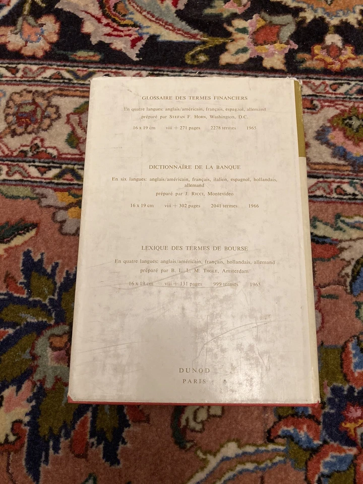 Glossary Of Economic Terms With Soviet Terminology In 4 Languages Dunod 1966 - Image 2 of 4