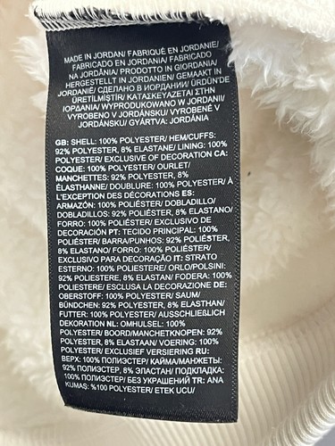 The North Face Girls XXL 18-20 Suave Oso Full Zip Hooded Jacket, Gardenia White - Picture 6 of 8