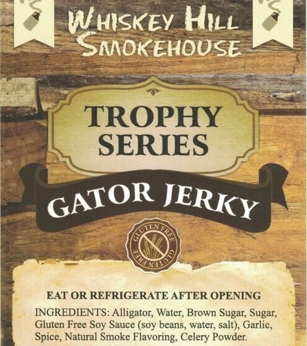 Whiskey Hill Smokehouse Exotic Wild Game Gator Jerky Gluten Free!!! ~Jerky Hut~ - 第 3/4 張圖片