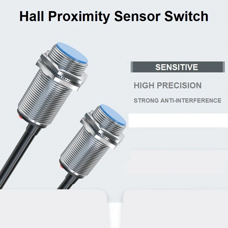 M8 Hall Magnetic switch 10V-30VDC 3-Wires NPN/PNP Hall Magnetic Proximity Sensor - Image 4 of 4