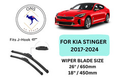 WIPER BLADES FOR KIA STINGER  2017-2024 (CK)